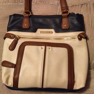 Stone mountain USA leather TOTE BAG